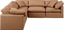 Load image into Gallery viewer, Indulge - Faux Leather 5 Piece Modular Corner Sectional