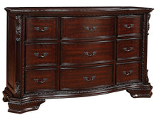Load image into Gallery viewer, Crown Mark Furniture Sheffield Drawer Dresser in Dark Cherry image