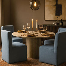 Load image into Gallery viewer, Duvina - Chenille Performance Fabric Dining Chair (Set of 2)