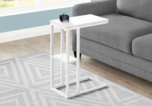 Load image into Gallery viewer, Accent Table, C - Shaped, Marble Look Contemporary & Modern Convenient Design