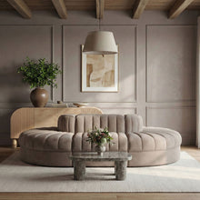 Load image into Gallery viewer, Rummi - Oval Velvet Performance Fabric Upholstered 6 Piece Modular Sectional