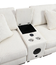 Load image into Gallery viewer, U244 - Console With Speaker & Wireless Charge - Ivory