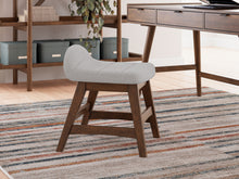 Load image into Gallery viewer, Lyncott - Home Office Desk Chair - Light Gray / Brown