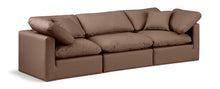 Load image into Gallery viewer, Indulge - Faux Leather 3 Seat Modular Sofa