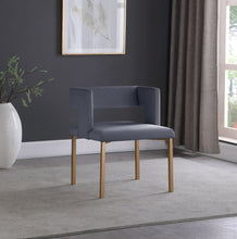 Load image into Gallery viewer, Caleb - Dining Chair with Gold Legs (Set of 2)