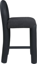 Load image into Gallery viewer, Amari - Vegan Leather and Boucle Fabric Stool