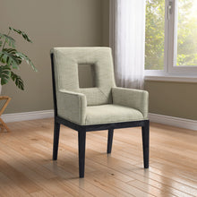 Load image into Gallery viewer, Gwendolyn - Dining Arm Chair With Black Frame