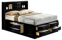 Load image into Gallery viewer, Crown Mark Furniture Emily Captain's King Bed in Black image