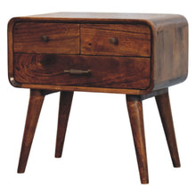 Load image into Gallery viewer, Avora - 3 Drawer Nightstand - Brown