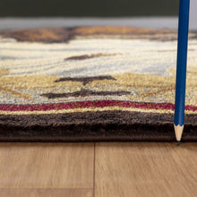 Load image into Gallery viewer, Nature's Nest - 5'3" X 7'3" Lodge Area Rug - Multi, Brown