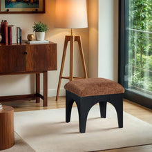 Load image into Gallery viewer, Lawson - Chenille Fabric Ottoman - Black Base