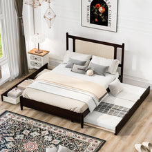 Load image into Gallery viewer, Platform Bed With 2 Big Drawers & Trundle
