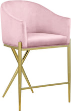 Load image into Gallery viewer, Xavier - Counter Stool with Gold Legs