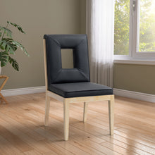 Load image into Gallery viewer, Gwendolyn - Faux Leather Dining Side Chair With Natural Frame (Set of 2)