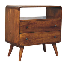 Load image into Gallery viewer, Curved Charm Console - Brown