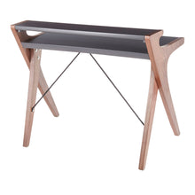 Load image into Gallery viewer, Archer - Contemporary Desk - Walnut / Gray