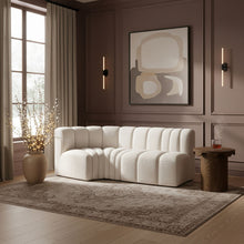 Load image into Gallery viewer, Arc - Boucle Fabric 3 Piece Modular L-Shaped Sofa