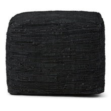 Load image into Gallery viewer, Fredrik - Handcrafted Square Pouf