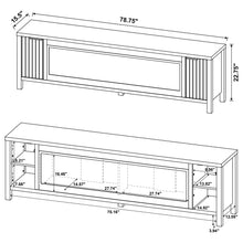 Load image into Gallery viewer, Carey TV Stand Fireplace Console