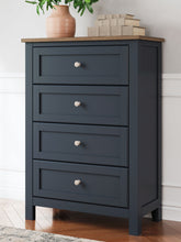 Load image into Gallery viewer, Landocken - Four Drawer Chest - Brown / Blue