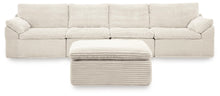 Load image into Gallery viewer, Fannin - 4-Piece Sectional With Ottoman - Ivory