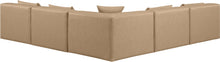 Load image into Gallery viewer, Cube - 5 Piece Modular Corner Armless Sectional - Tan