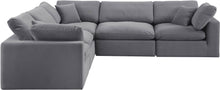 Load image into Gallery viewer, Comfy - 5 Piece Velvet Modular Corner Sectional