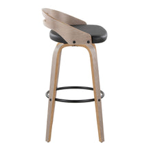 Load image into Gallery viewer, Cassis - Mid Century Modern Fixed Height Barstool With Swivel With Round Footrest (Set of 2)
