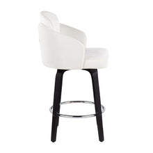 Load image into Gallery viewer, Dahlia - Contemporary Counter Stool Round Footrest (Set of 2)