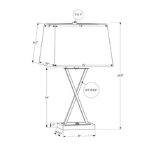 Load image into Gallery viewer, Lighting, Table Lamp, USB Port Included, Resin, Transitional - Black