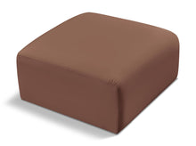Load image into Gallery viewer, Arc - Faux Leather Ottoman