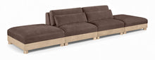 Load image into Gallery viewer, Turin - Chenille Fabric Upholstered Modular Sectional - Brown