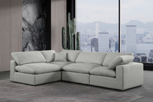 Load image into Gallery viewer, Comfy - 4 Piece Linen Fabric Modular Armless Sectional
