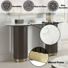 Load image into Gallery viewer, Manilla - Table With Marble Top