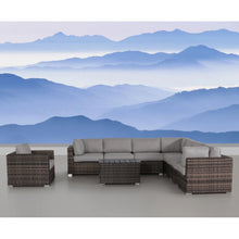 Load image into Gallery viewer, Stylish Entertainment Sectional Set, Outdoor Living