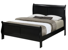 Load image into Gallery viewer, Crown Mark Furniture Louis Philip King Bed in Black image