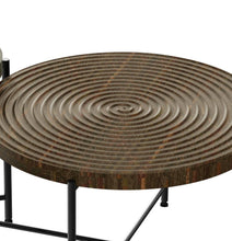 Load image into Gallery viewer, Coffee And End Table Set Waterproof Cover, Distressed Cylindrical Design, Legs Classic Rustic Charm (Set of 2)