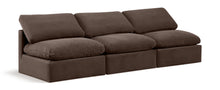 Load image into Gallery viewer, Indulge - Velvet 3 Seat Modular Armless Sofa