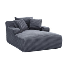 Load image into Gallery viewer, Cloudline - Oversized Chaise Lounge, Modern Comfy Couch With Full Foam Cushioning, Cozy Sleeper Sofabed