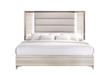Load image into Gallery viewer, Zambrano - King Bed With LED - White