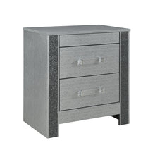 Load image into Gallery viewer, Lorenzo - Nightstand With Hidden Compartment And Handles - Silver