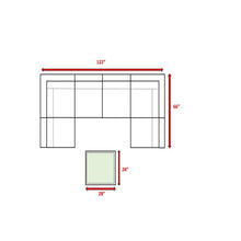 Load image into Gallery viewer, Seating Set With Cushions Handcrafted Wicker Design