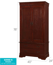 Load image into Gallery viewer, Elegant Traditional Armoire
