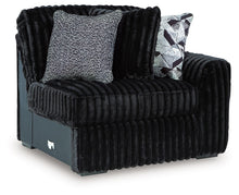 Load image into Gallery viewer, Midnight-Madness - RAF Corner Chair - Onyx