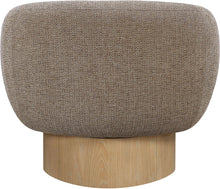 Load image into Gallery viewer, Avella - Interwoven Fabric Swivel Accent Chair - Light Brown Base