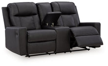 Load image into Gallery viewer, Mackmenville Reclining Loveseat with Console - Ego Home Furniture