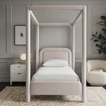 Load image into Gallery viewer, Salina - Linen Textured Fabric Upholstered Bed