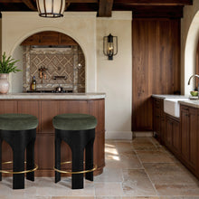Load image into Gallery viewer, Bocceli - Counter Stool - Black Base