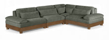 Load image into Gallery viewer, Turin - Chenille Fabric Upholstered Modular Sectional - Green