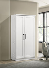 Load image into Gallery viewer, Lincoln - Storage Cabinet With Swing Out Storage Door - White